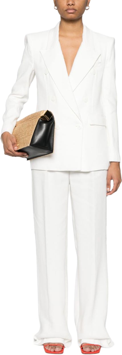 Elisabetta Franchi Jackets Ivory Wit