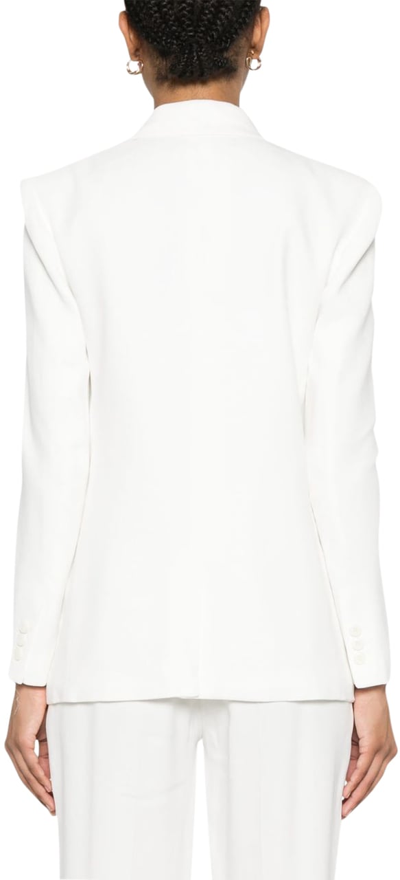 Elisabetta Franchi Jackets Ivory Wit