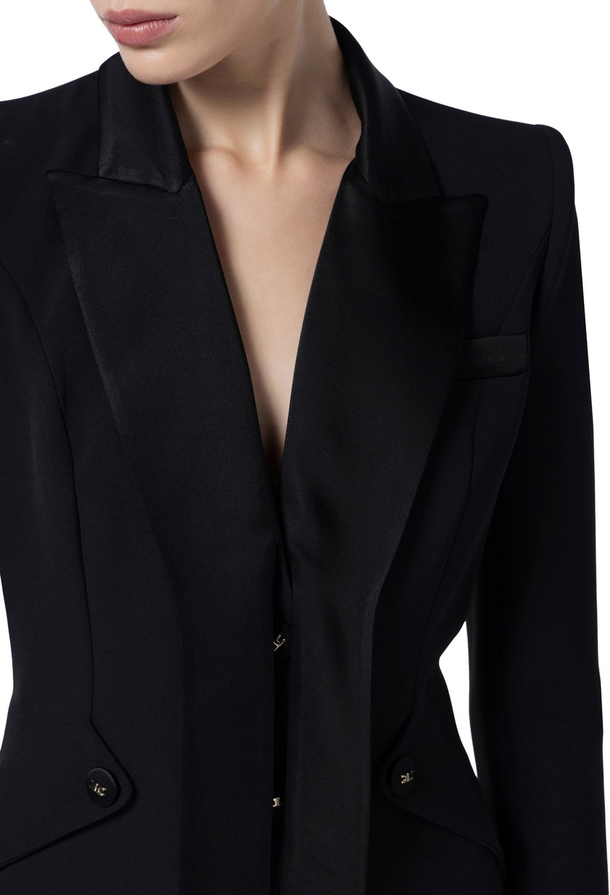 Elisabetta Franchi Jackets Black Zwart