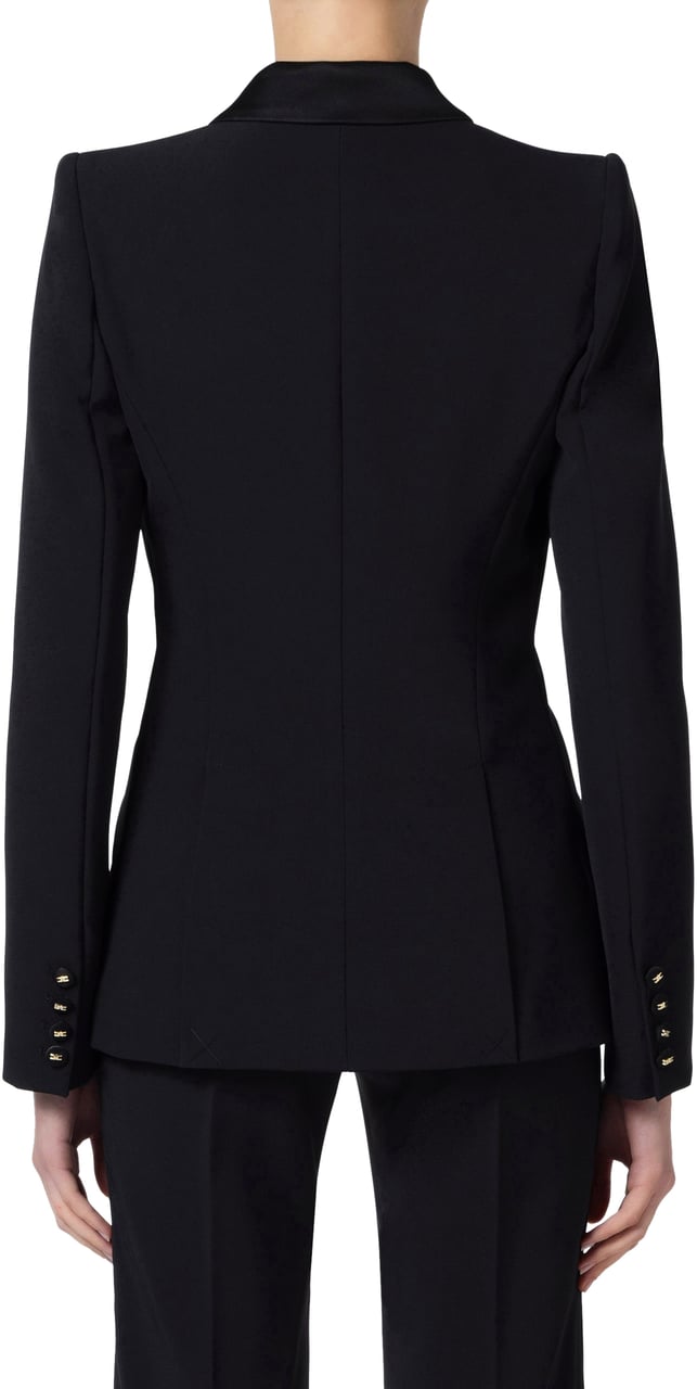 Elisabetta Franchi Jackets Black Zwart