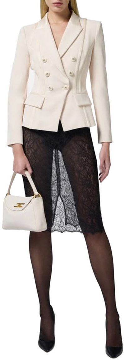 Elisabetta Franchi Blazers White Wit