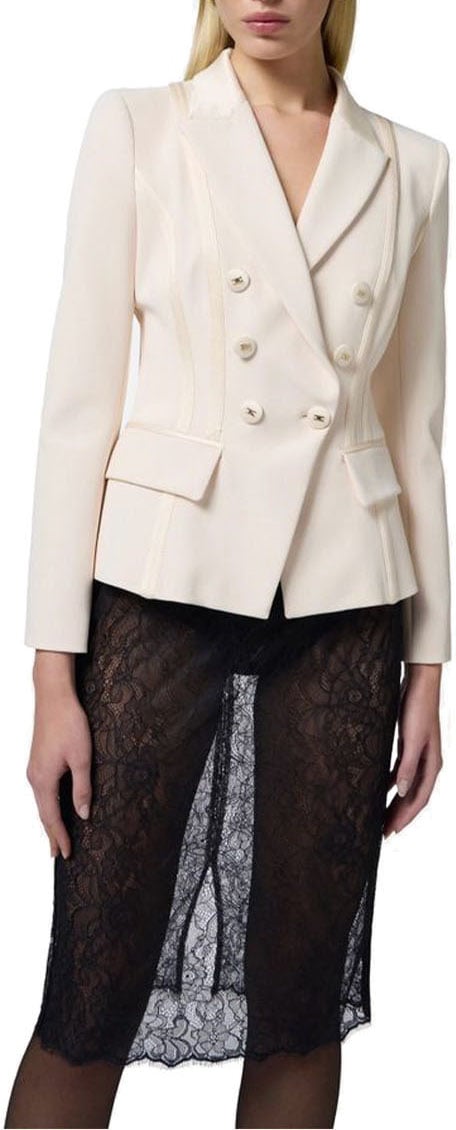 Elisabetta Franchi Blazers White Wit