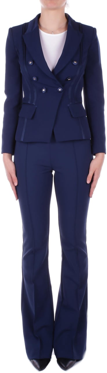Elisabetta Franchi Jackets Blue Blauw