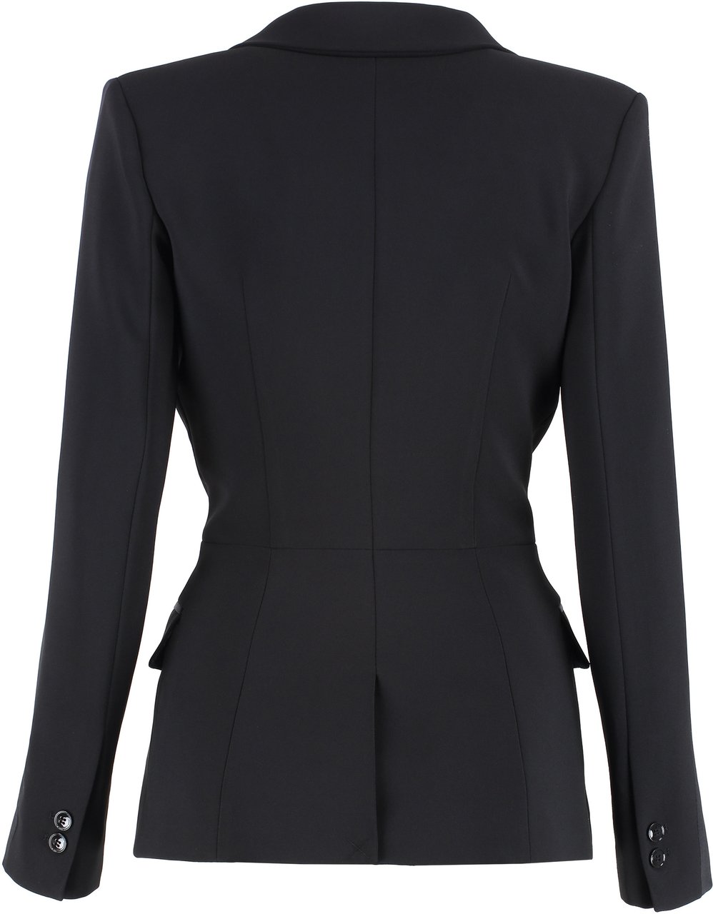 Elisabetta Franchi Crepe blazer Zwart
