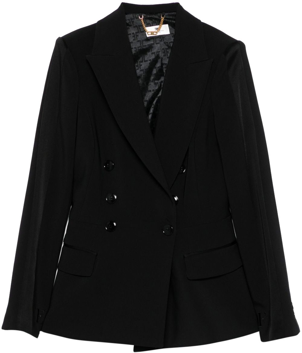 Elisabetta Franchi Jackets Black Zwart