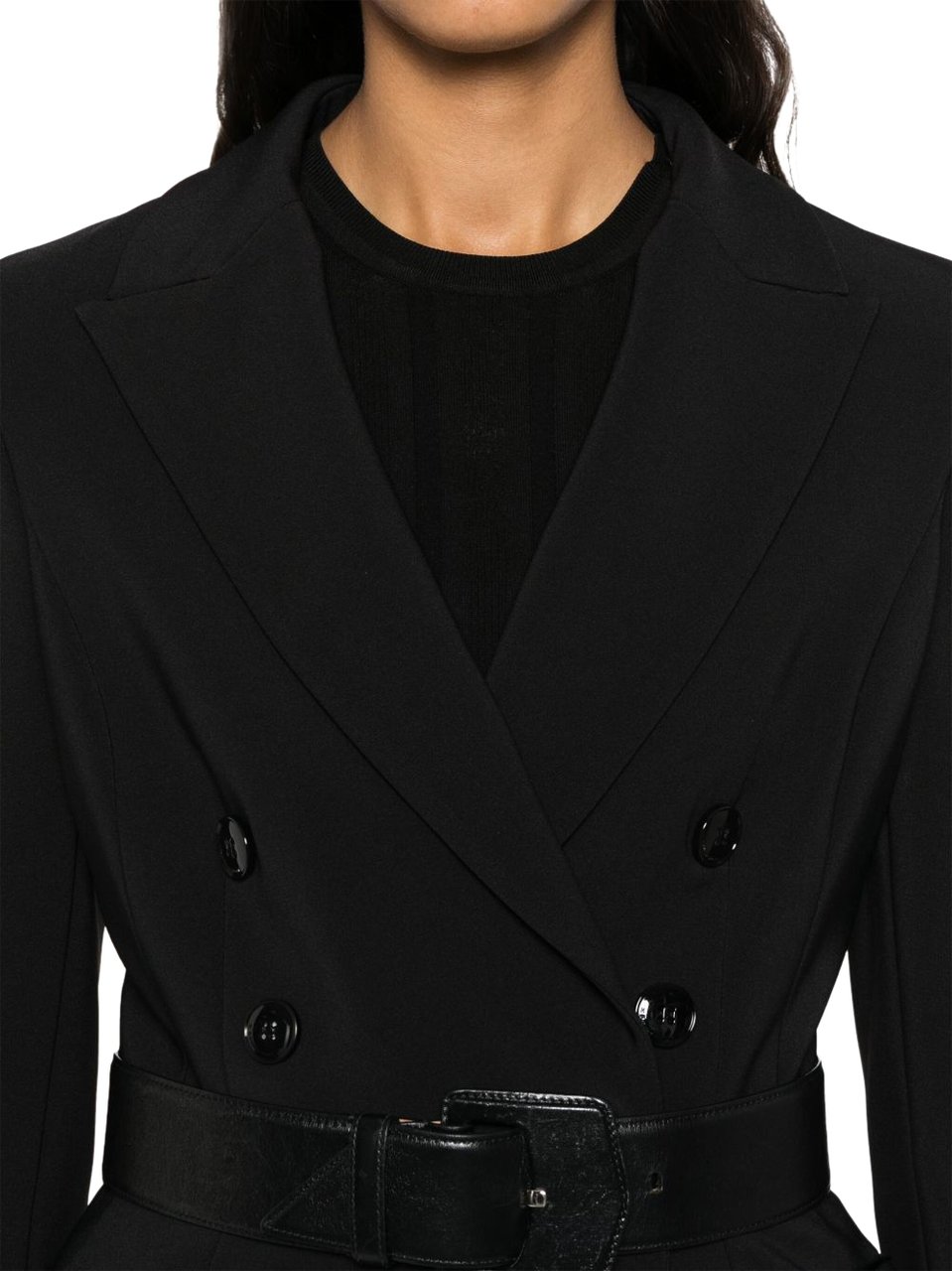 Elisabetta Franchi Jackets Black Zwart