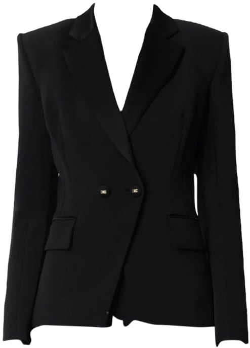 Elisabetta Franchi Jackets Black Zwart