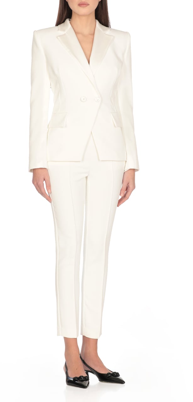 Elisabetta Franchi Jackets Ivory Wit
