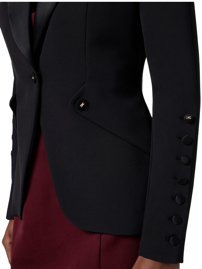Elisabetta Franchi Blazers Black Zwart