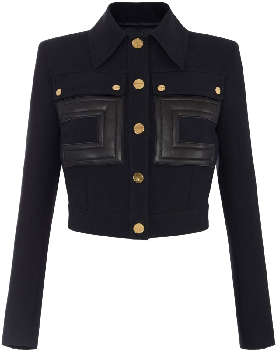 Elisabetta Franchi Jackets Black Zwart
