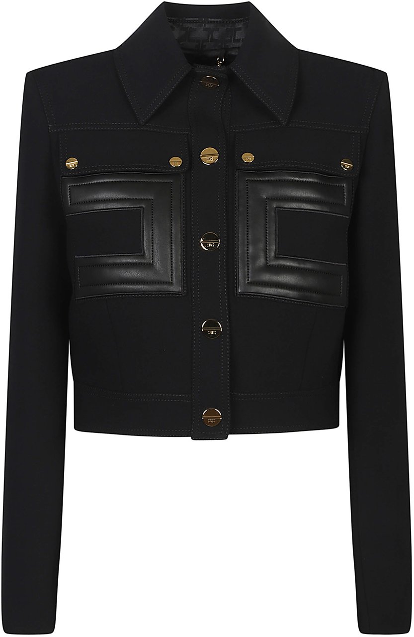 Elisabetta Franchi Jacket Black Zwart