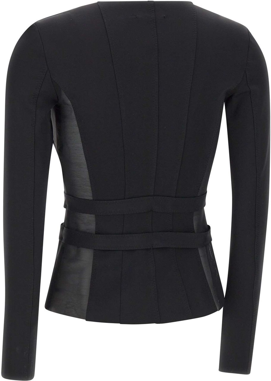 Elisabetta Franchi Jackets Black Zwart
