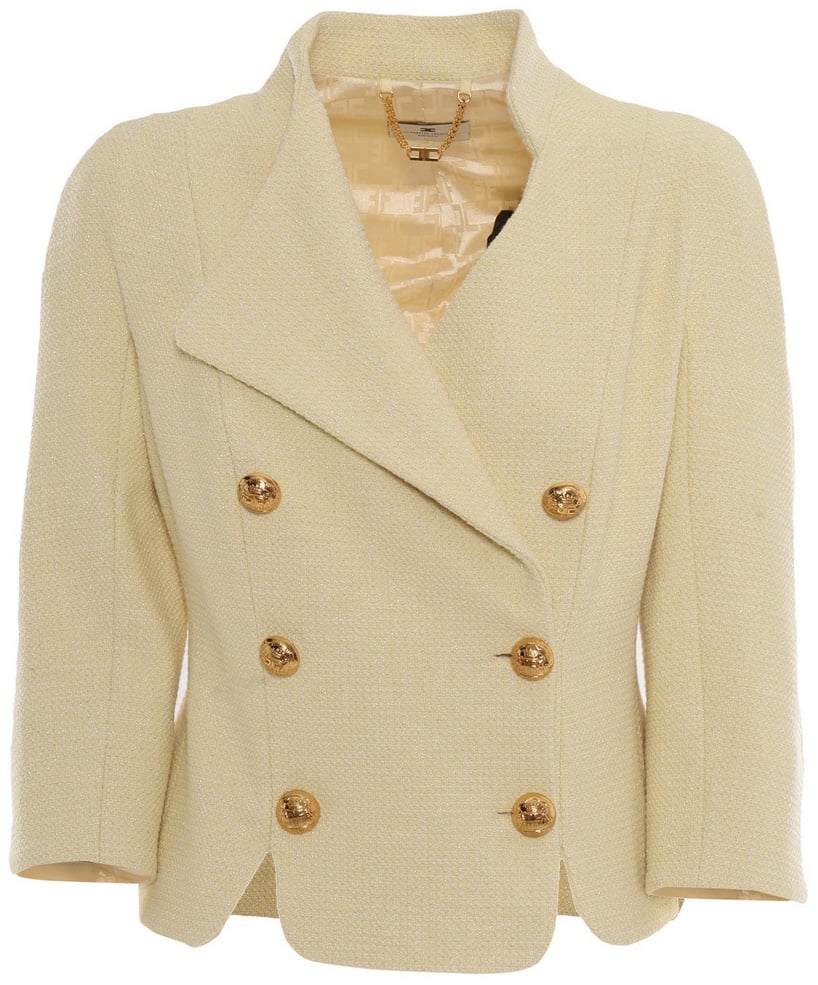 Elisabetta Franchi Blazers Yellow Geel