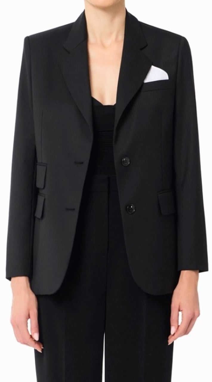 Elisabetta Franchi Jackets Black Zwart