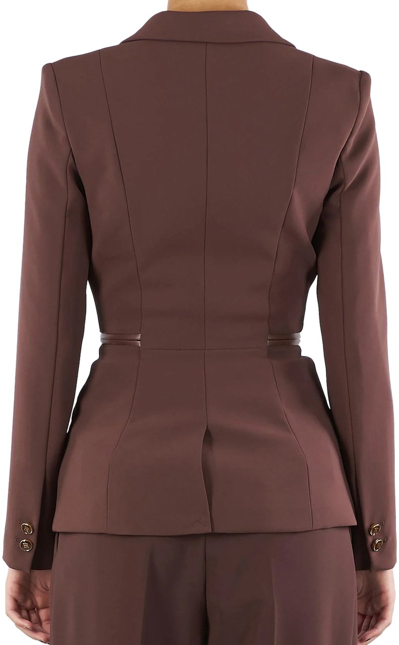 Elisabetta Franchi Jackets Coffee Bruin