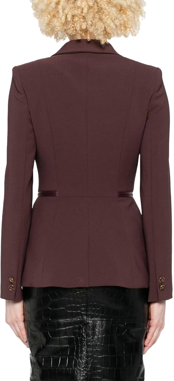 Elisabetta Franchi Jacket Maroon Maroon