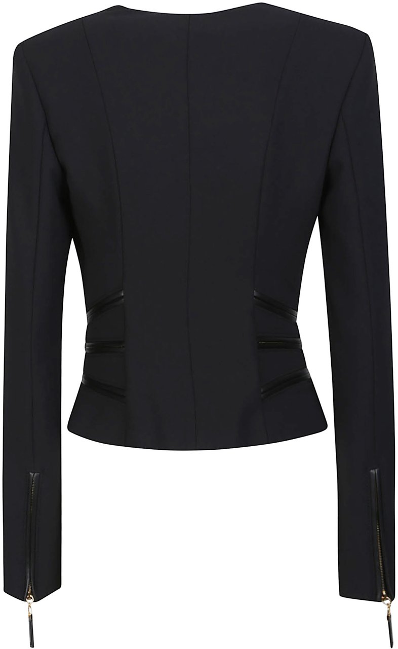 Elisabetta Franchi Jacket Black Zwart