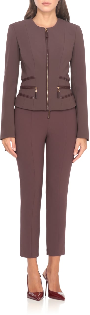 Elisabetta Franchi Jackets Bordeaux Rood