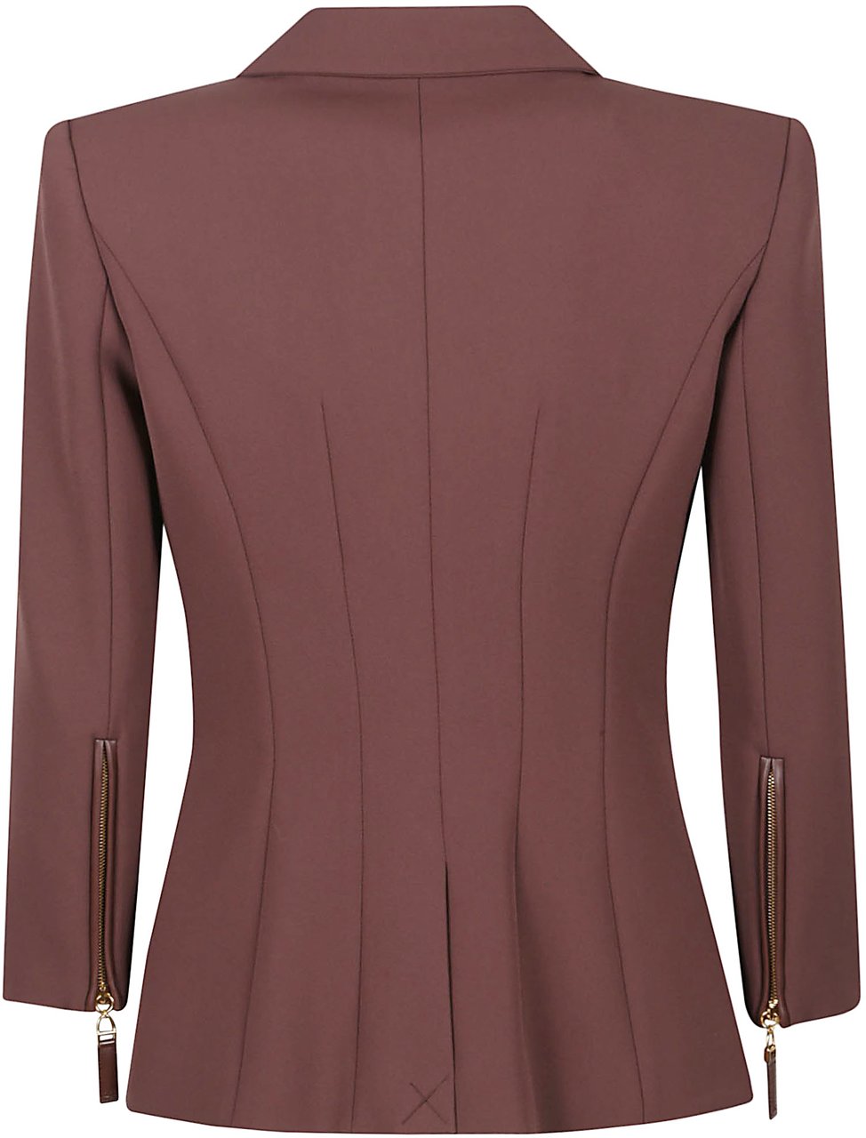 Elisabetta Franchi Essential Jacket Brown Bruin