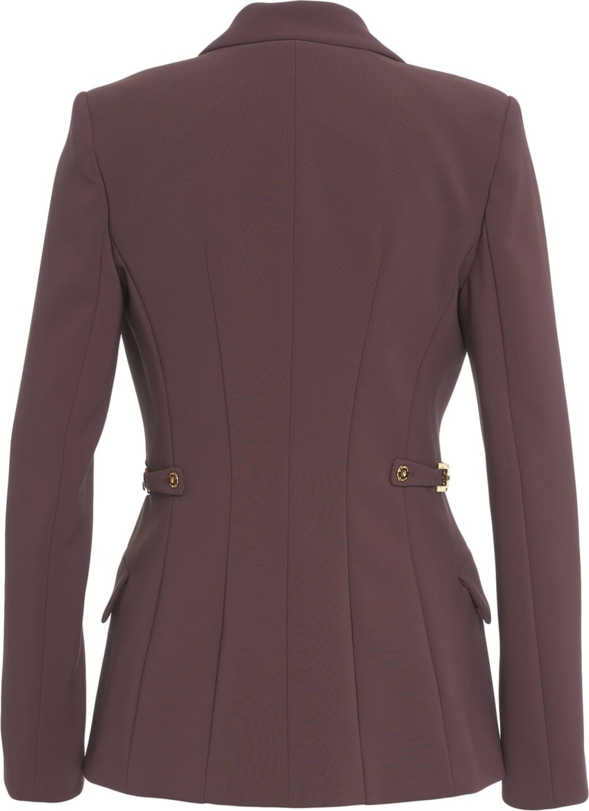 Elisabetta Franchi Crêpe blazer Rood