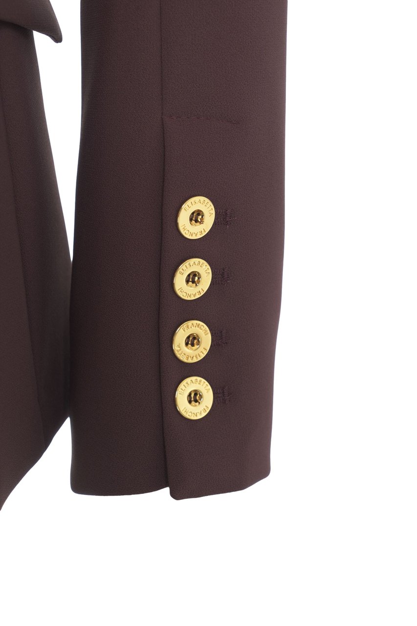 Elisabetta Franchi Crêpe blazer Rood