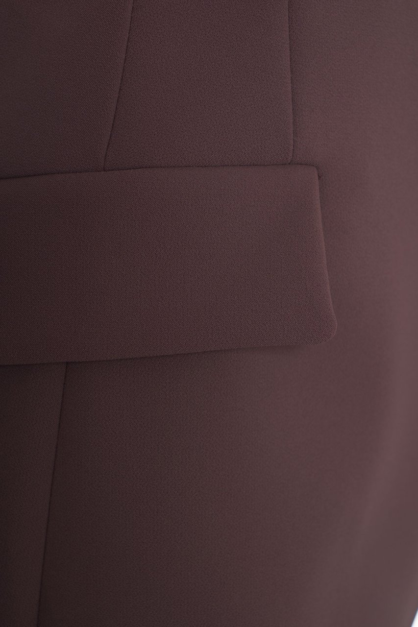 Elisabetta Franchi Crêpe blazer Rood