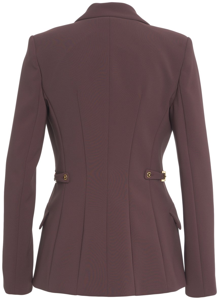 Elisabetta Franchi Blazer in Crêpe Rood