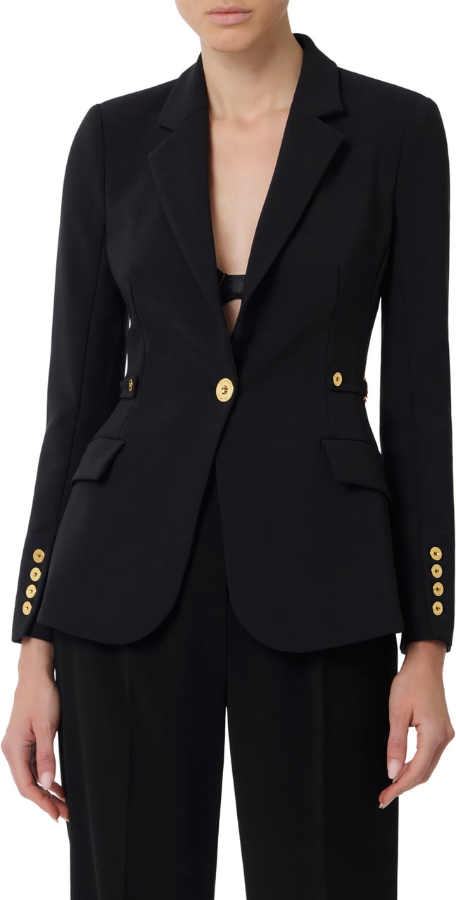 Elisabetta Franchi Jackets Black Zwart