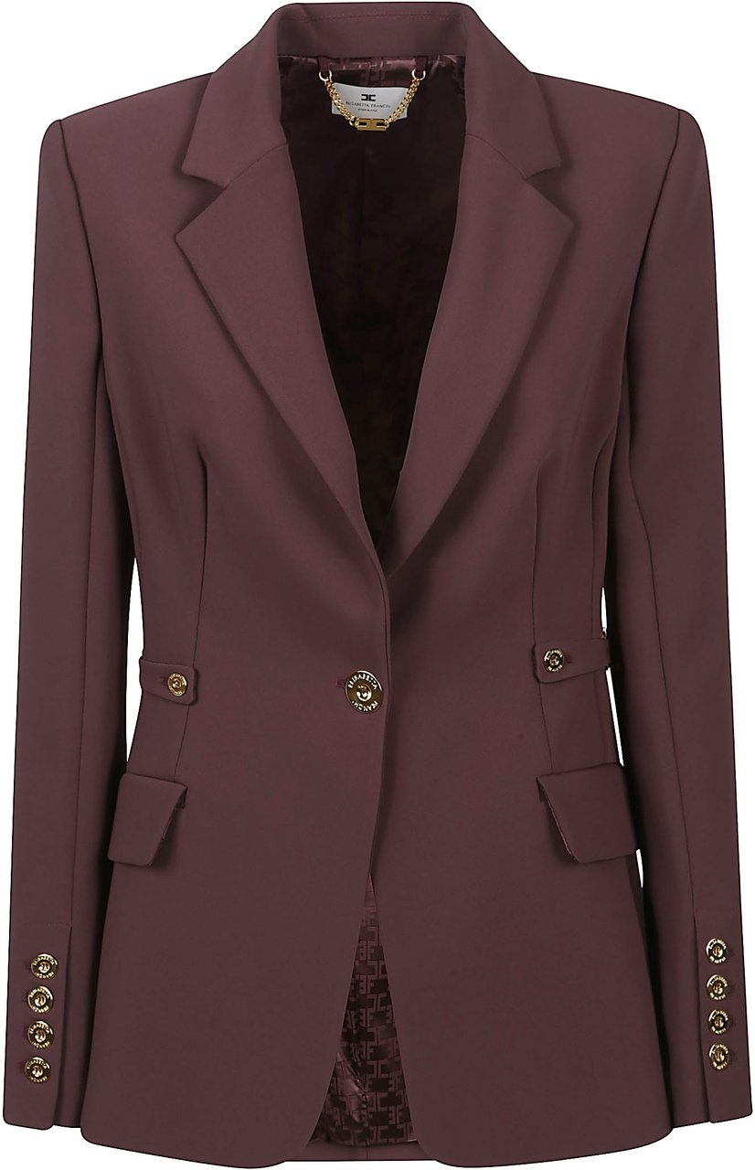 Elisabetta Franchi Jacket Red Rood