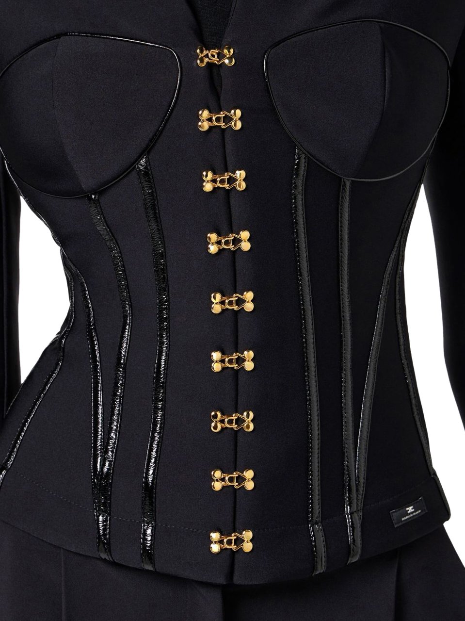 Elisabetta Franchi Jackets Black Zwart