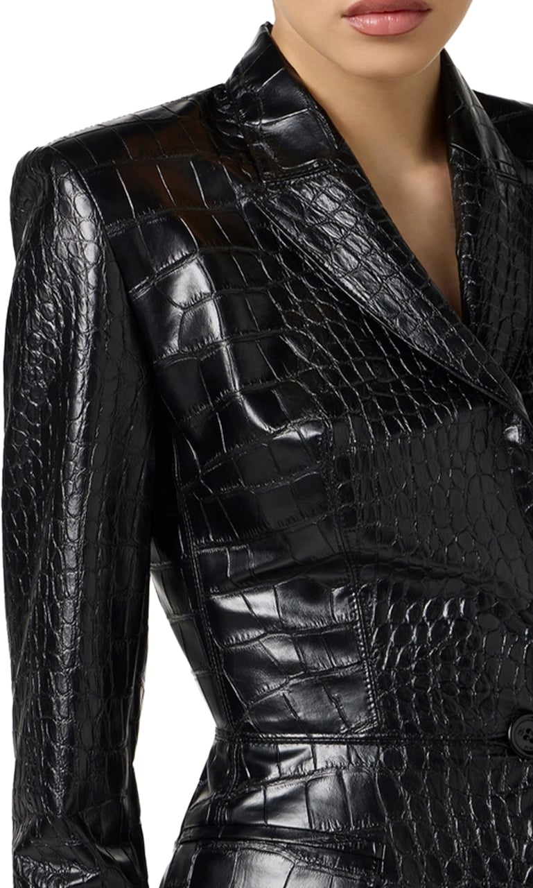 Elisabetta Franchi Blazers Black Zwart