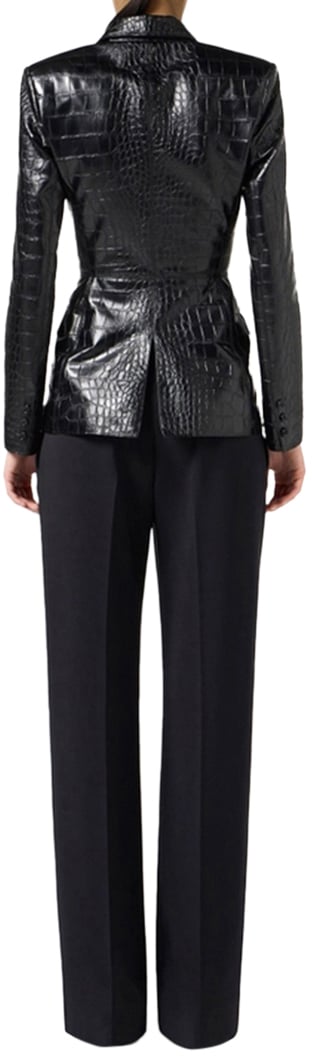 Elisabetta Franchi Blazers Black Zwart