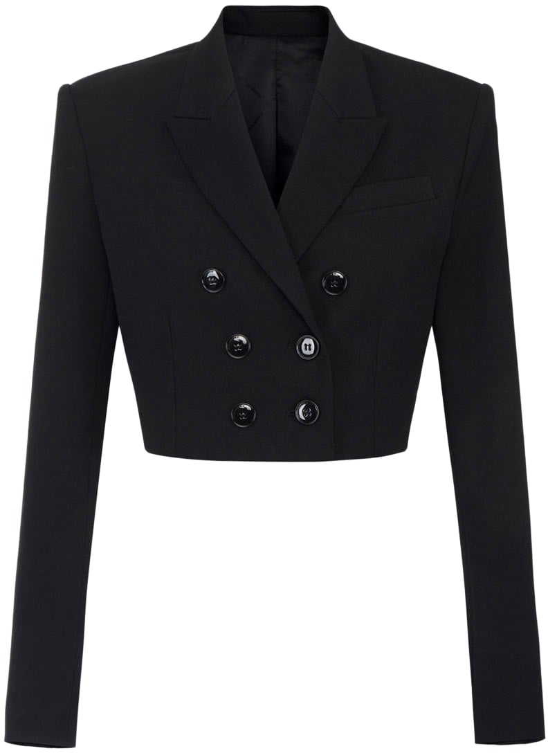 Elisabetta Franchi Jackets Black Zwart