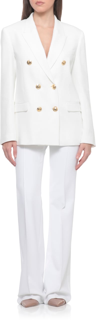 Elisabetta Franchi Jackets Ivory Wit