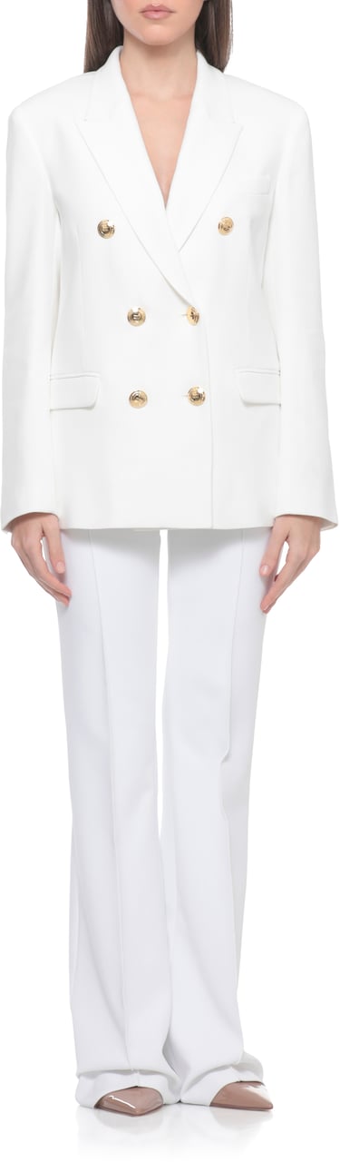 Elisabetta Franchi Jackets Ivory Wit