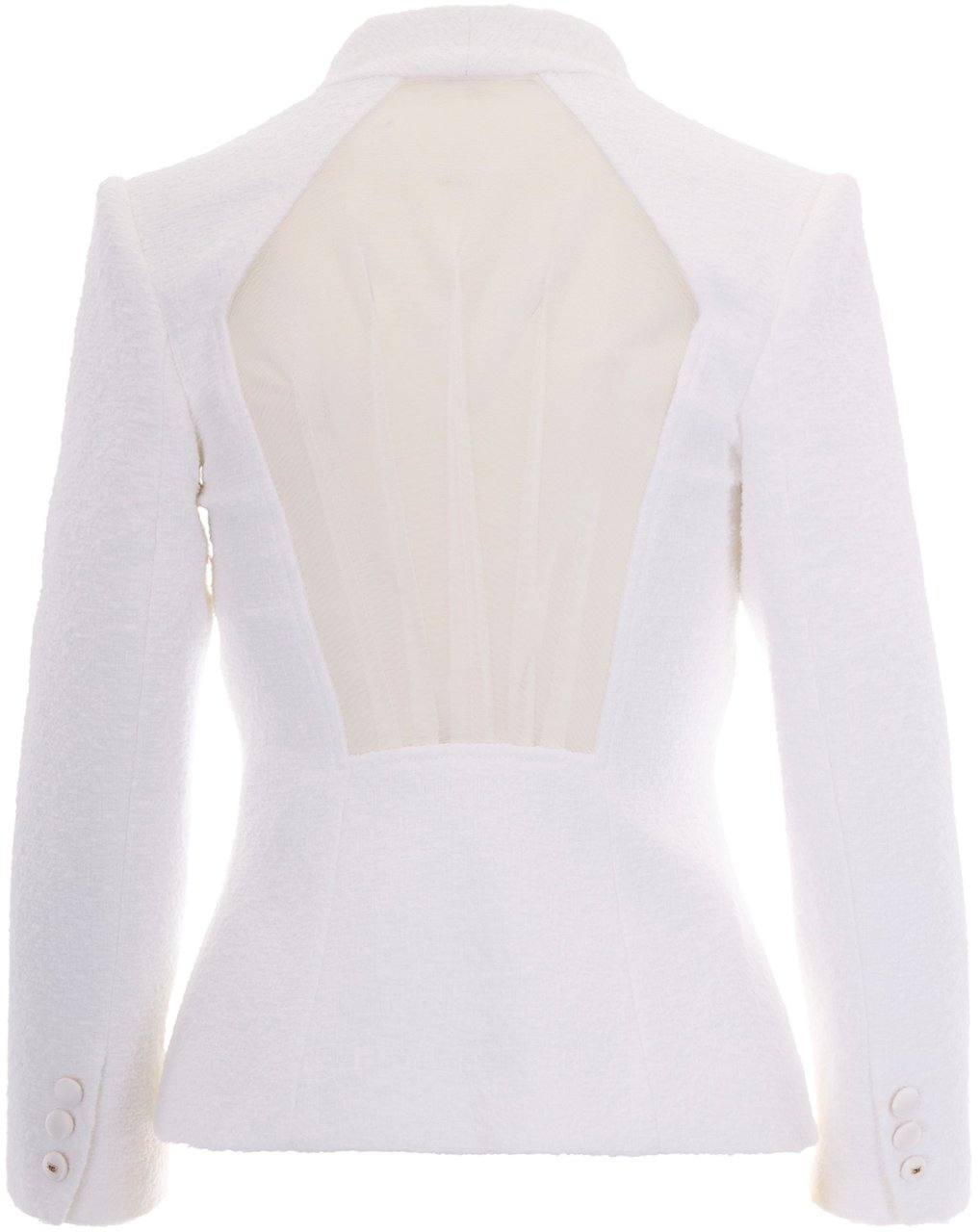 Elisabetta Franchi Jackets Avorio Wit