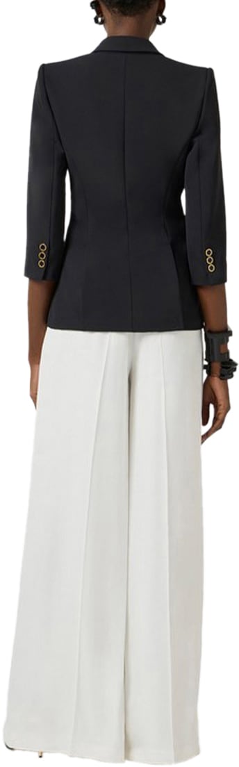 Elisabetta Franchi Blazers Black Zwart