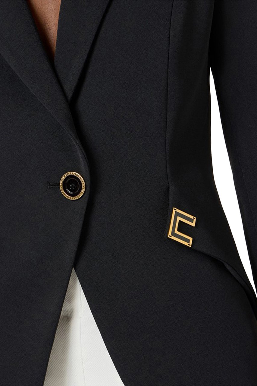 Elisabetta Franchi Blazers Black Zwart