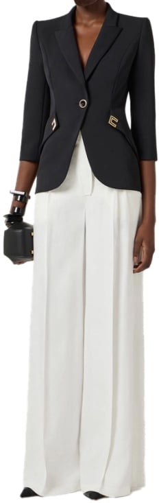 Elisabetta Franchi Jackets Black Zwart