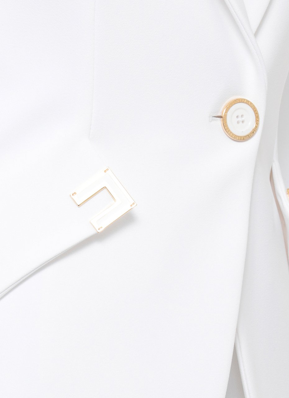 Elisabetta Franchi Jackets Ivory Wit