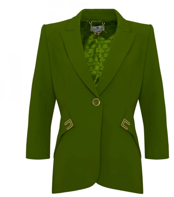 Elisabetta Franchi Jackets Aloe Groen
