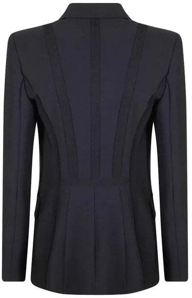 Elisabetta Franchi Jackets Black Zwart