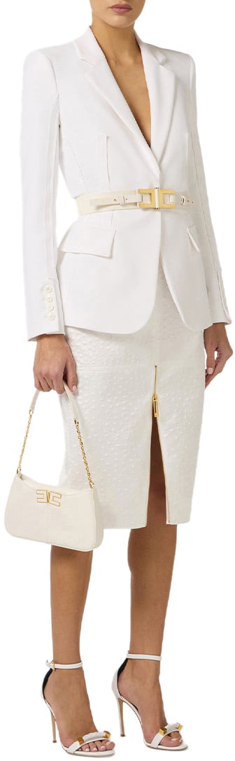 Elisabetta Franchi Blazers Cyan Cyaan