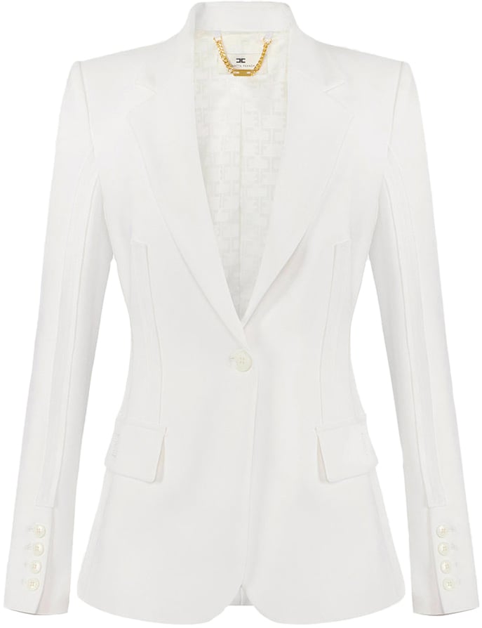 Elisabetta Franchi Blazers Cyan Cyaan