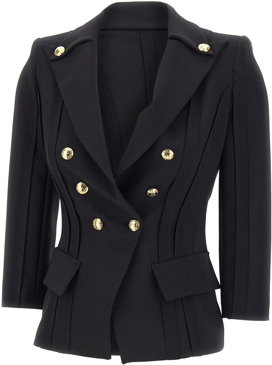 Elisabetta Franchi Jackets Black Zwart