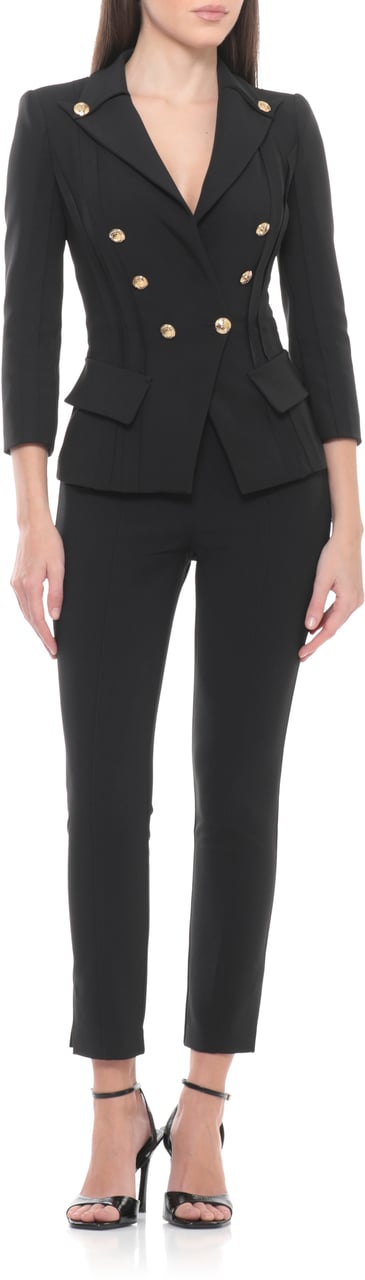 Elisabetta Franchi Jackets Black Zwart