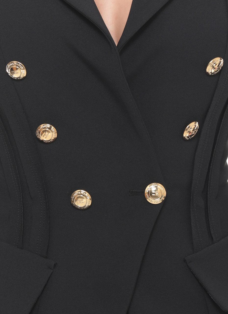 Elisabetta Franchi Jackets Black Zwart