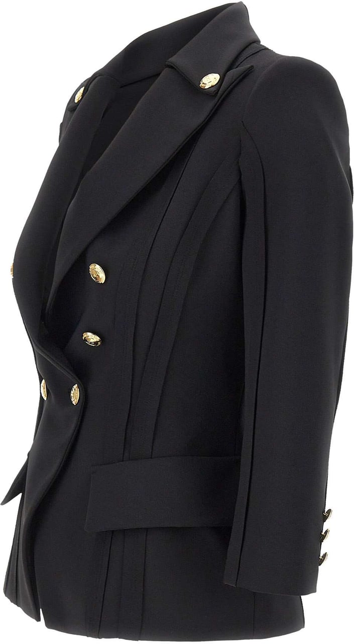 Elisabetta Franchi Jackets Black Zwart