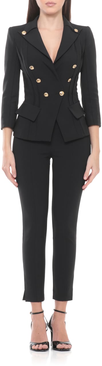 Elisabetta Franchi Jackets Black Zwart