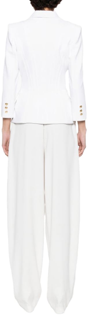 Elisabetta Franchi Jackets Ivory Wit